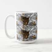 Muster Leopard & Peonies Kaffeetasse (Links)