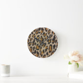 Muster — Leopard Runde Wanduhr (Zuhause)