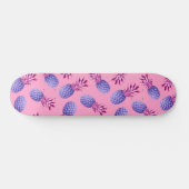 Muster Lilac & Pink Pineapples Skateboard (Horizontal)