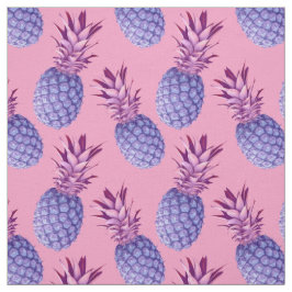 Muster Lilac & Pink Pineapples Stoff