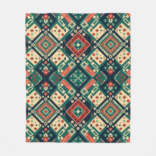 Muster Litauens Fleecedecke (Vorderseite)