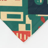 Muster Litauens Fleecedecke (Ecke)