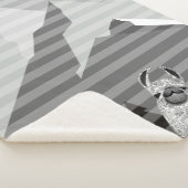 Muster Llama Stripe Mountains Sherpadecke (3/4)