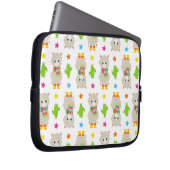 Muster Llamas, Niedlich Llamas, Alpacas, Kakteen Laptopschutzhülle (Vorne Rechts)