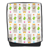 Muster Llamas, Niedlich Llamas, Alpacas, Kakteen Rucksack (Vorderseite)