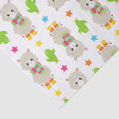 Muster Llamas, Niedlich Llamas, Alpacas, Kakteen Seidenpapier (Ausschnitt)