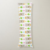 Muster Llamas, Niedlich Llamas, Alpacas, Kakteen Seitenschläferkissen (Vorderseite Vertikal)