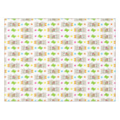 Muster Llamas, Niedlich Llamas, Alpacas, Kakteen Tischdecke (Vorderseite (Horizontal))