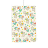 Muster Llamas, Niedliche Llamas, Alpacas, Blume Autolufterfrischer (Vorderseite)