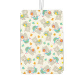 Muster Llamas, Niedliche Llamas, Alpacas, Blume Autolufterfrischer (Rückseite)