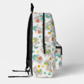 Muster Llamas, Niedliche Llamas, Alpacas, Blume Bedruckter Rucksack (Links)