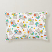 Muster Llamas, Niedliche Llamas, Alpacas, Blume Dekokissen (Vorderseite)