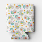 Muster Llamas, Niedliche Llamas, Alpacas, Blume Dosenkühler (Rückseite)