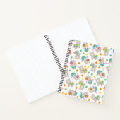 Muster Llamas, Niedliche Llamas, Alpacas, Blume Notizblock (Innenseite)