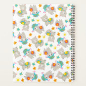 Muster Llamas, Niedliche Llamas, Alpacas, Blume Planer (Rückseite)