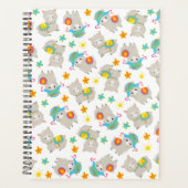 Muster Llamas, Niedliche Llamas, Alpacas, Blume Planer (Vorderseite)