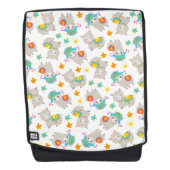 Muster Llamas, Niedliche Llamas, Alpacas, Blume Rucksack (Vorderseite)