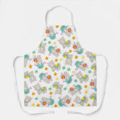 Muster Llamas, Niedliche Llamas, Alpacas, Blume Schürze (Vorderseite)