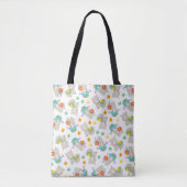 Muster Llamas, Niedliche Llamas, Alpacas, Blume Tasche (Vorderseite)