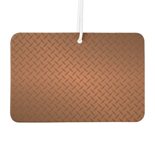 Muster-Look für Kupfer-Diamantplatte Autolufterfrischer (Rückseite)