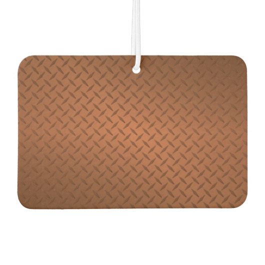 Muster-Look für Kupfer-Diamantplatte Autolufterfrischer (Vorderseite)