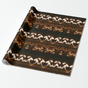 Muster-Matt-Verpackungspapier, 76 cm x 1,8 m Geschenkpapier