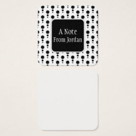 Muster-Meldungshinweise für schwarze und weiße Ret