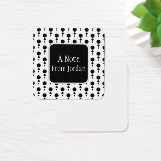 Muster-Meldungshinweise für schwarze und weiße Ret (Schreibtisch)