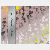 Muster, Metall, Design, Textur, Form, Quadrat, Fleecedecke (Vorderseite (Horizontal))