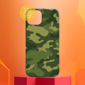 Muster militärischer Camouflage - dunkle Grüntöne Case-Mate iPhone Hülle