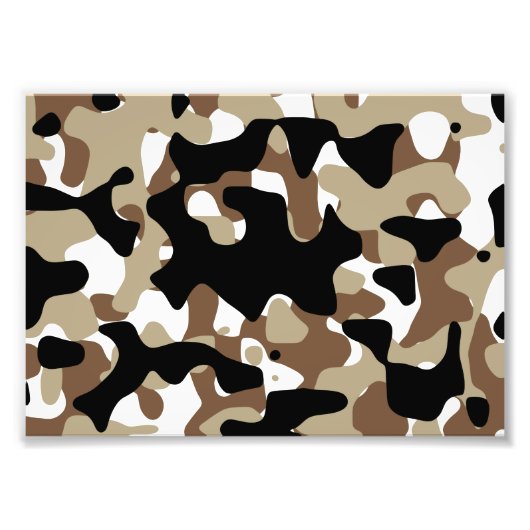 Muster militärischer Camouflage Fotodruck (Vorne)