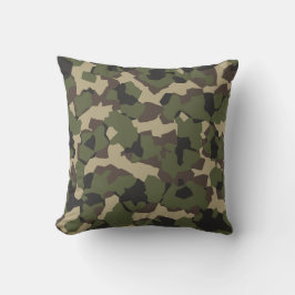Muster militärischer Camouflage Kissen