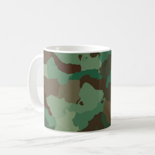 Muster militärischer Streitkräfte Kaffeetasse (Vorderseite Links)