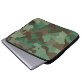 Muster militärischer Streitkräfte Laptopschutzhülle (Vorne Knopf)