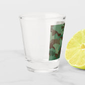 Muster militärischer Streitkräfte Schnapsglas (Links)