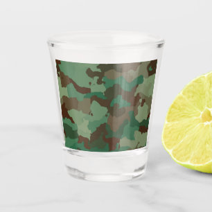 Muster militärischer Streitkräfte Schnapsglas