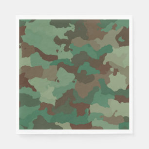 Muster militärischer Streitkräfte Serviette