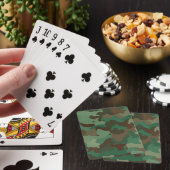 Muster militärischer Streitkräfte Spielkarten (In Situ)