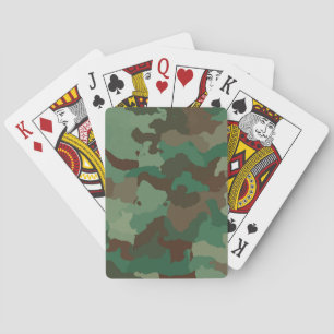 Muster militärischer Streitkräfte Spielkarten