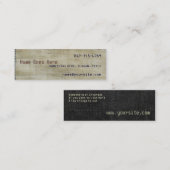 Muster Mini Visitenkarte (Vorne/Hinten)