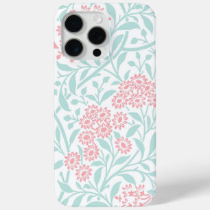 Muster Minze und Korallenfloral iPhone 15 Pro Max Hülle