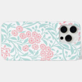 Muster Minze und Korallenfloral Case-Mate iPhone Hülle (Rückseite (Horizontal))