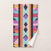 Muster-Mischung für Retro Geometric Badhandtuch Set (Handtuch)
