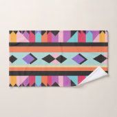 Muster-Mischung für Retro Geometric Badhandtuch Set (Handtuch)
