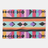 Muster-Mischung für Retro Geometric Geschirrtuch (Horizontal)