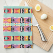 Muster-Mischung Geschirrtuch (Viertel Falte)