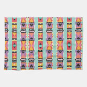 Muster-Mischung Geschirrtuch (Horizontal)