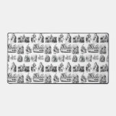 Muster mit Alice's Adventures in Wonderland Schreibtischunterlage (Vorderseite)