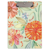 Muster mit Astern Klemmbrett (Vorderseite)