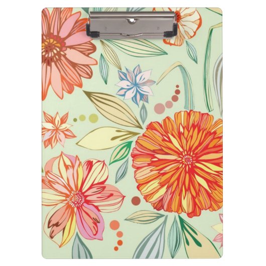 Muster mit Astern Klemmbrett (Vorderseite)